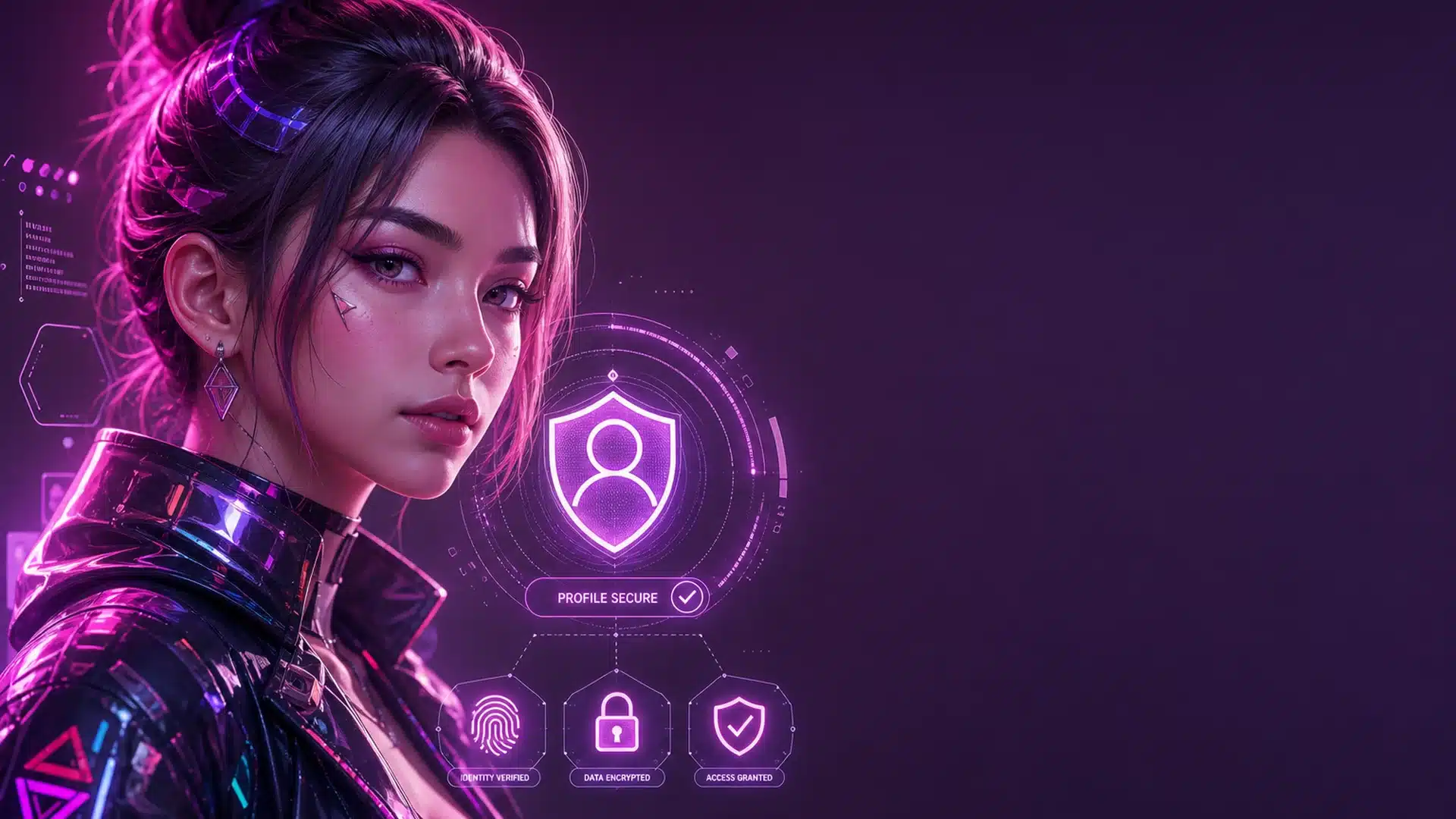 Ilustrasi cyberpunk kyc checklist minggu gajian - Spinsakti